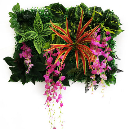 Decoração de festa de casamento flores artificiais glicínias rosa decoração fundo