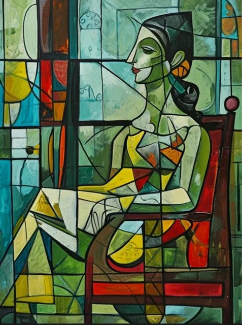 Artista Pablo Picasso arte clássica pinturas em tela cartaz estilo cubista