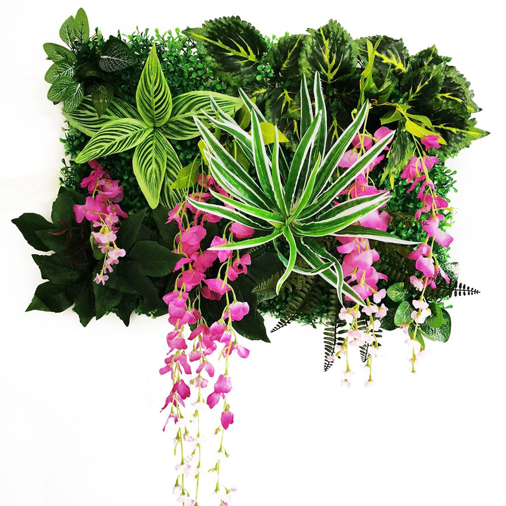 Decoração de festa de casamento flores artificiais glicínias rosa decoração fundo