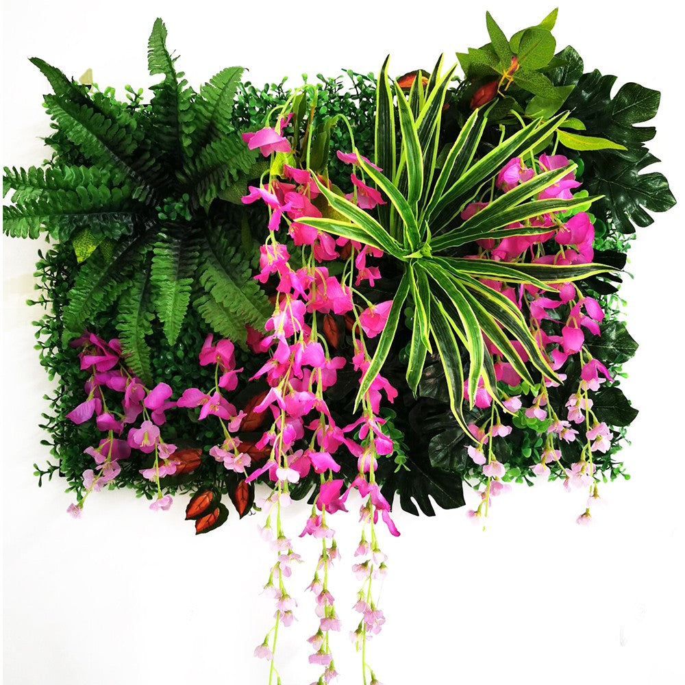 Decoração de festa de casamento flores artificiais glicínias rosa decoração fundo