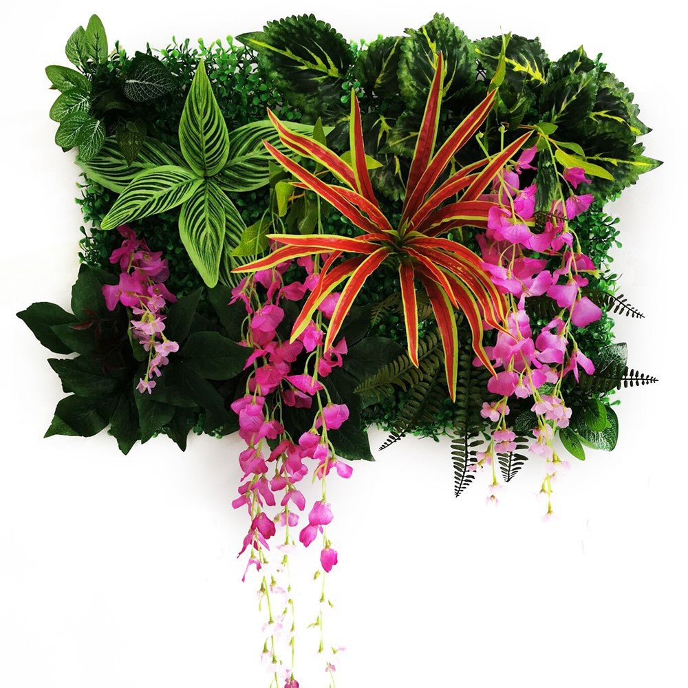 Decoração de festa de casamento flores artificiais glicínias rosa decoração fundo