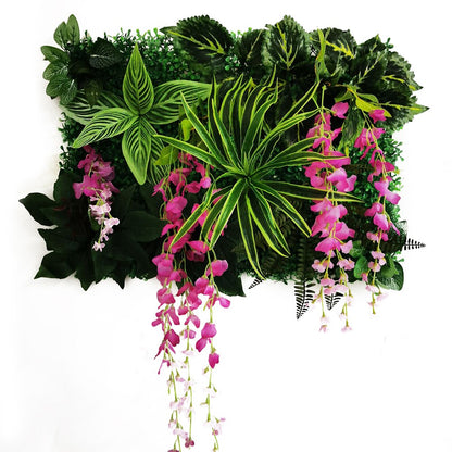 Decoração de festa de casamento flores artificiais glicínias rosa decoração fundo