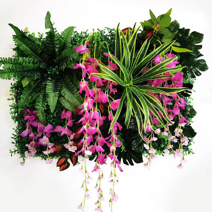 Decoração de festa de casamento flores artificiais glicínias rosa decoração fundo