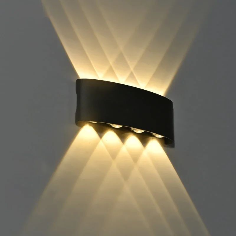 Lâmpada de parede LED moderna, IP65 impermeável, Luzes de parede
