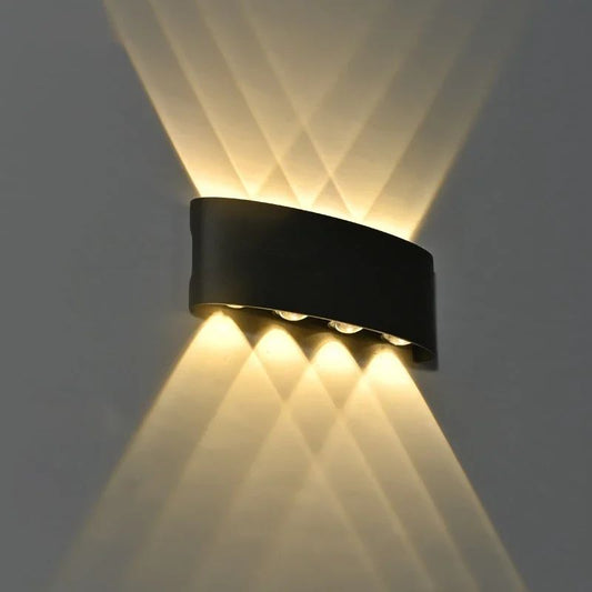 Lâmpada de parede LED moderna, IP65 impermeável, Luzes de parede