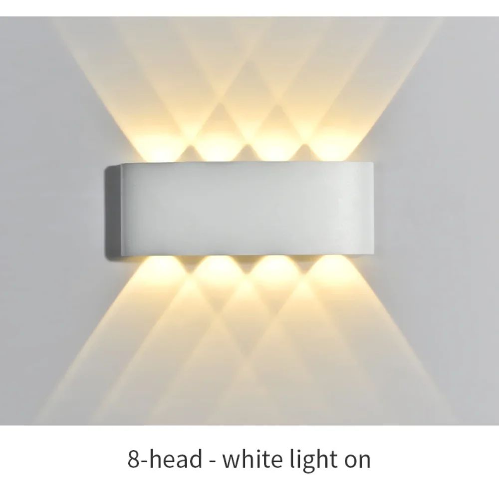 Lâmpada de parede LED moderna, IP65 impermeável, Luzes de parede