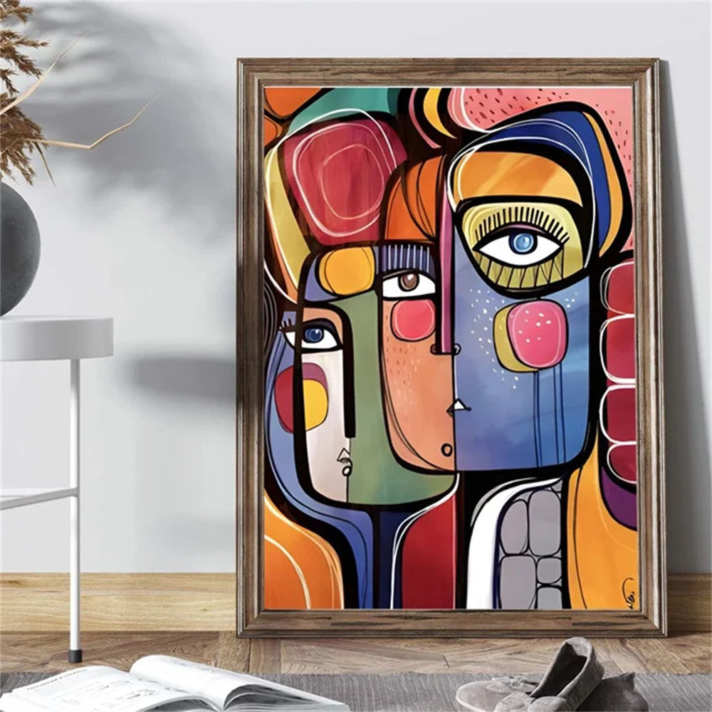 Artista Pablo Picasso arte clássica pinturas em tela cartaz estilo cubista