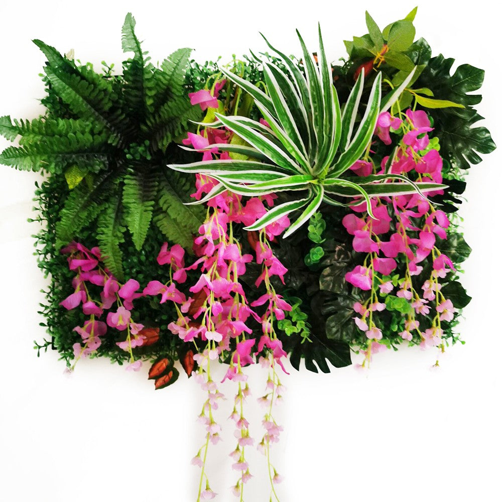 Decoração de festa de casamento flores artificiais glicínias rosa decoração fundo