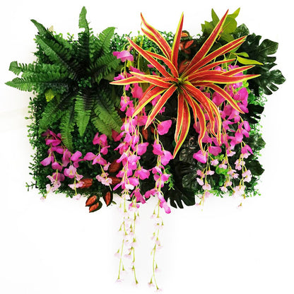 Decoração de festa de casamento flores artificiais glicínias rosa decoração fundo